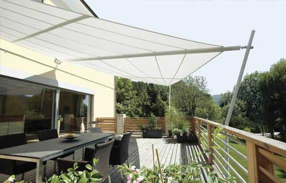 Sonnensegel für Terrasse, Balkon und Garten – Kürten Rolladenbau